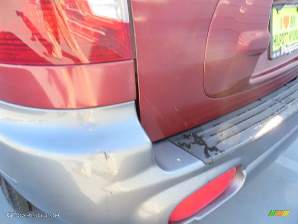 2004 Santa Fe GLS - Merlot Red / Gray photo #23