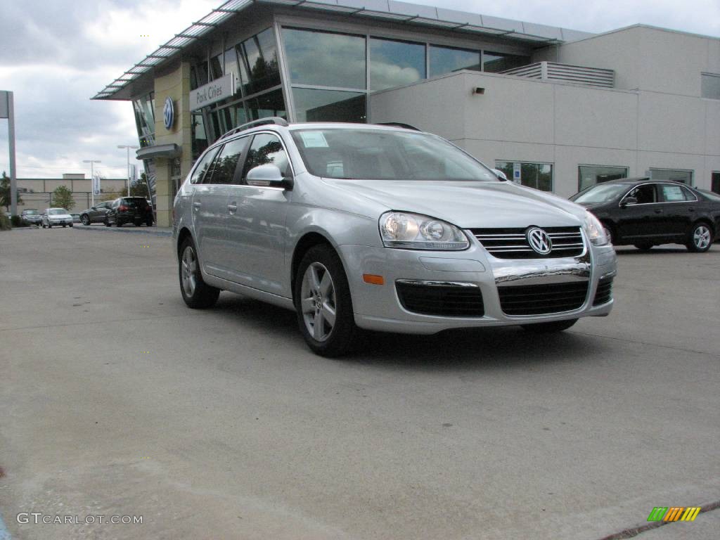 2009 Jetta SE SportWagen - Reflex Silver Metallic / Anthracite photo #1