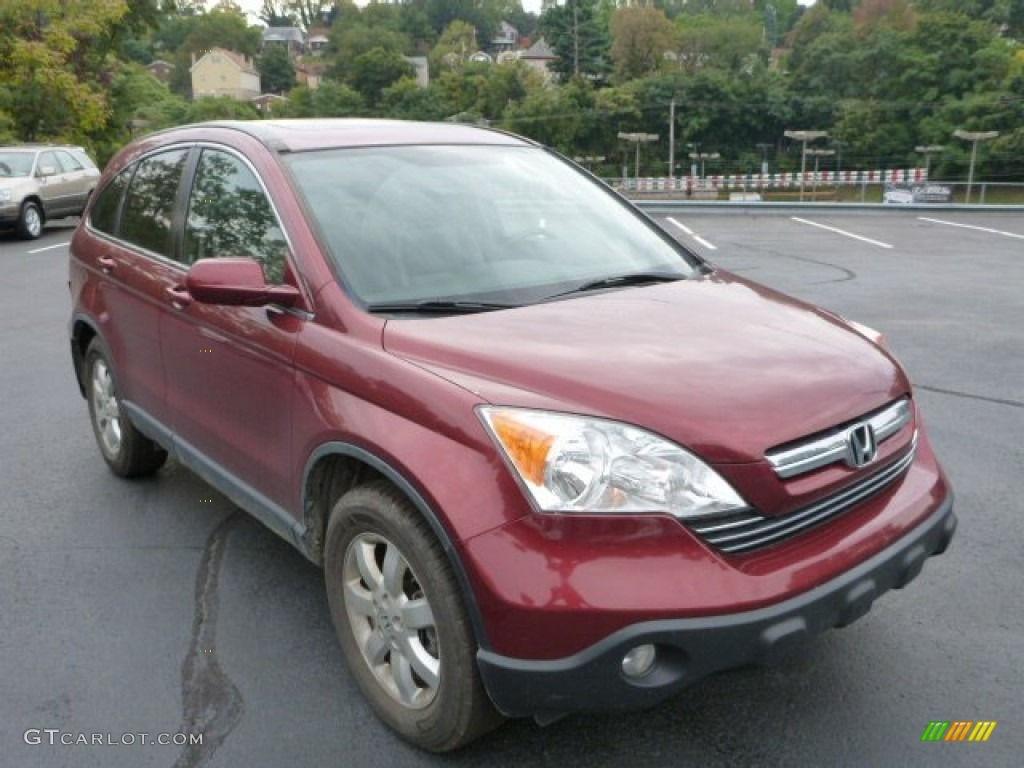 2007 CR-V EX-L 4WD - Tango Red Pearl / Gray photo #1