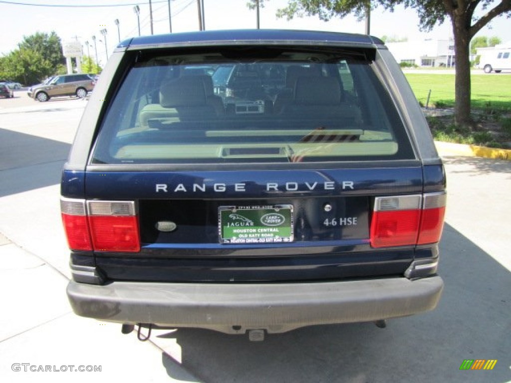 2002 Range Rover 4.6 HSE - Oslo Blue Pearl / Lightstone photo #9