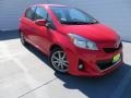 2013 Absolutely Red Toyota Yaris SE 5 Door  photo #1