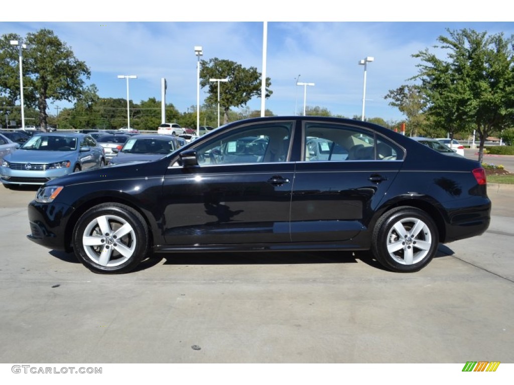 Black Uni 2013 Volkswagen Jetta TDI Sedan Exterior Photo #86695599