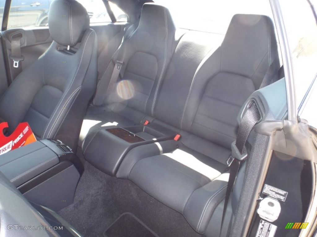 2014 E 350 Coupe - Black / Black photo #8