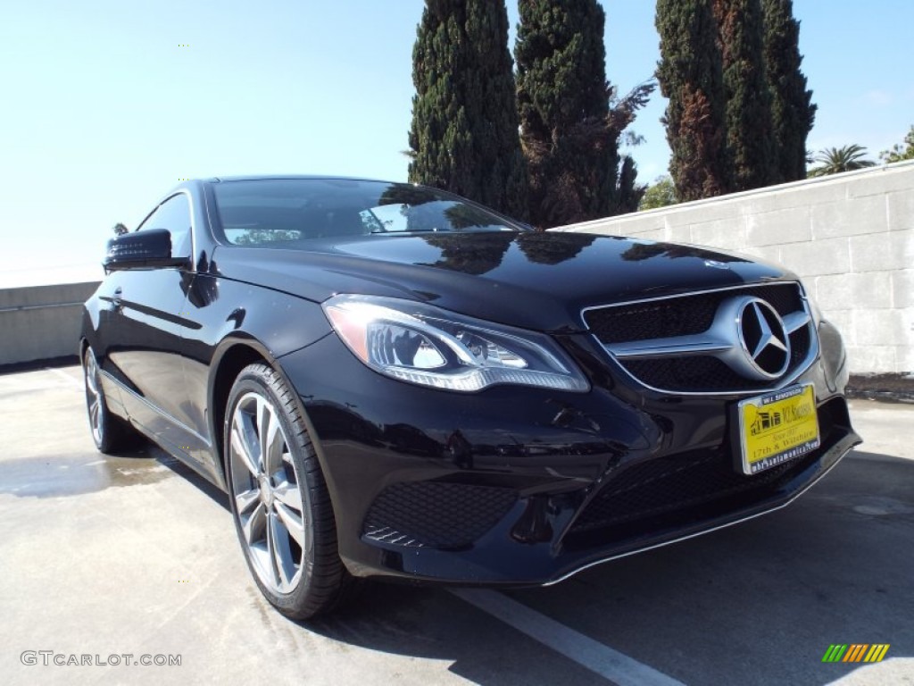 2014 E 350 Coupe - Black / Black photo #11