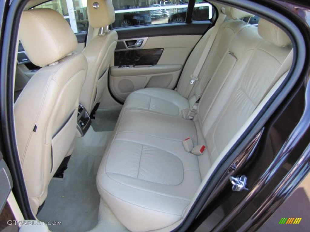 2011 Jaguar XF Premium Sport Sedan Rear Seat Photo #86695974