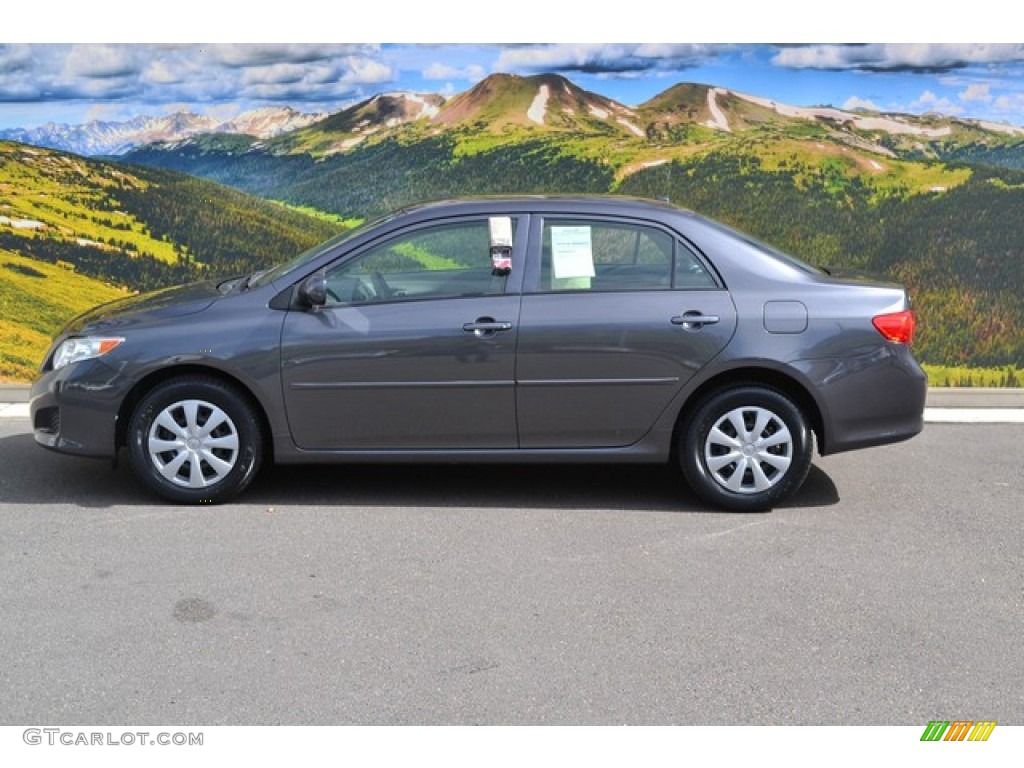 2010 Corolla LE - Magnetic Gray Metallic / Ash photo #6