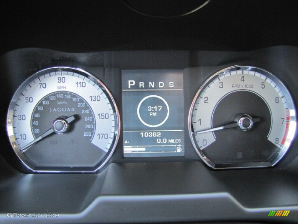 2011 Jaguar XF Premium Sport Sedan Gauges Photo #86696262