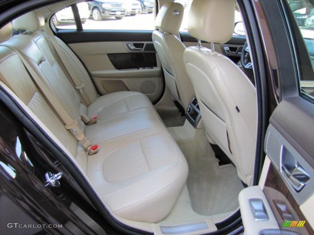 2011 Jaguar XF Premium Sport Sedan Rear Seat Photo #86696454