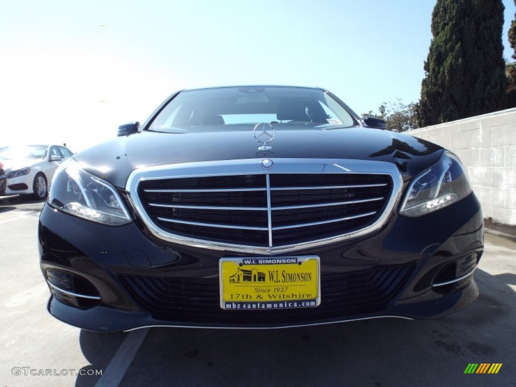 2014 E 350 Sedan - Black / Black photo #2