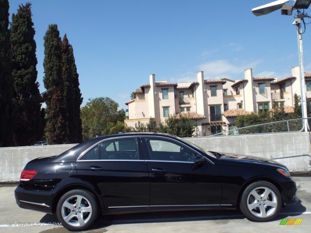 2014 E 350 Sedan - Black / Black photo #3