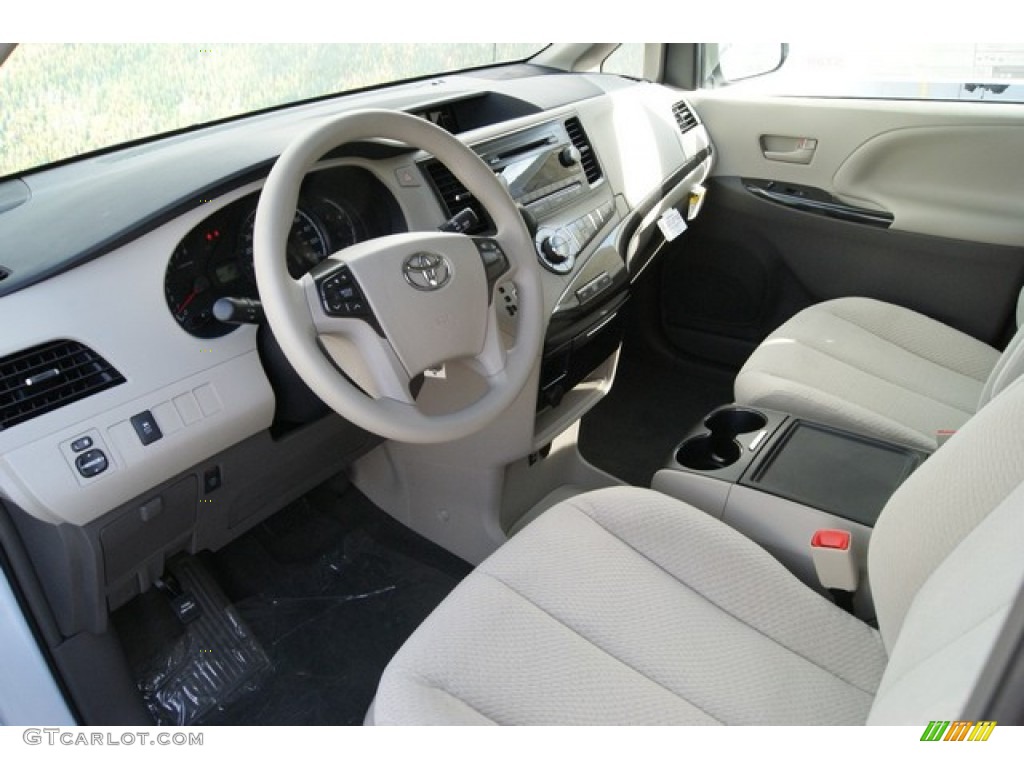 Bisque Interior 2014 Toyota Sienna LE AWD Photo #86696989