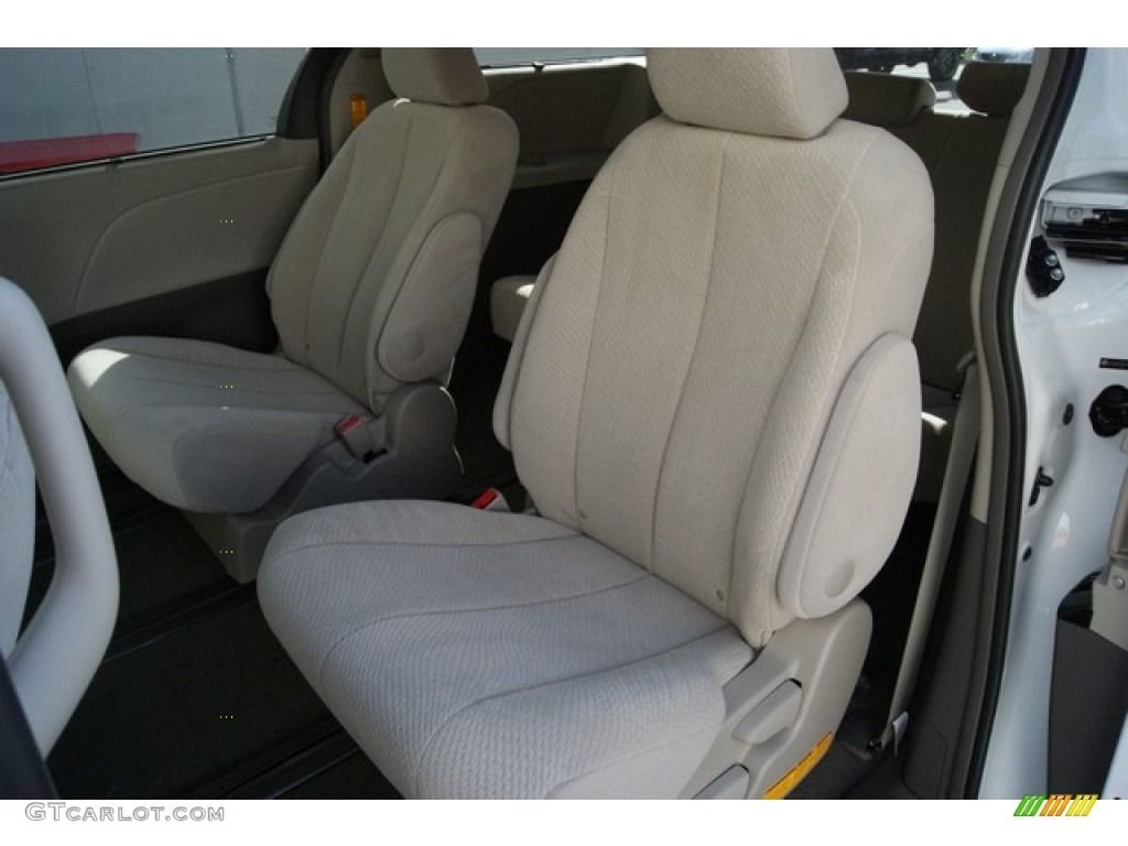 2014 Toyota Sienna LE AWD Rear Seat Photo #86697036