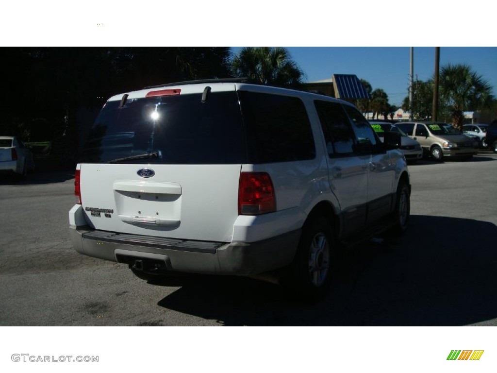 2003 Expedition XLT - Oxford White / Medium Parchment photo #5
