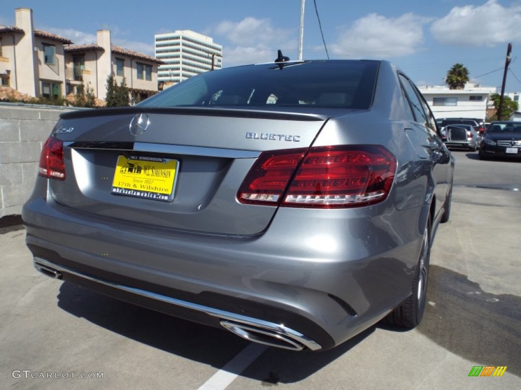 2014 E E250 BlueTEC Sedan - Paladium Silver Metallic / Black photo #4