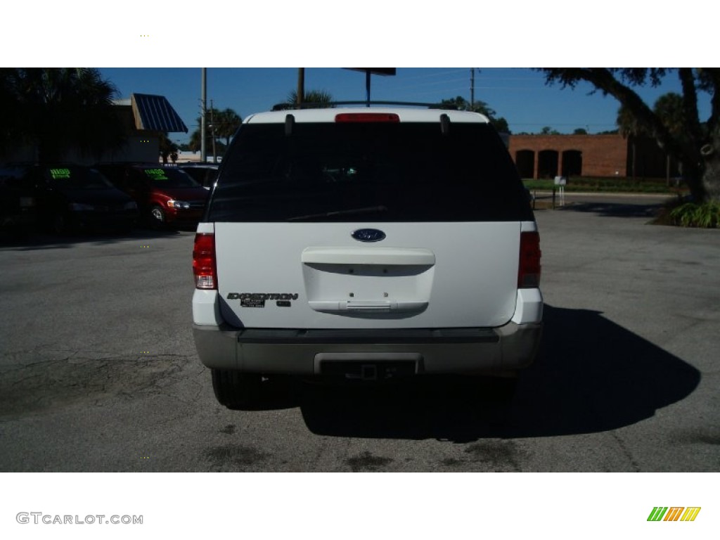 2003 Expedition XLT - Oxford White / Medium Parchment photo #6