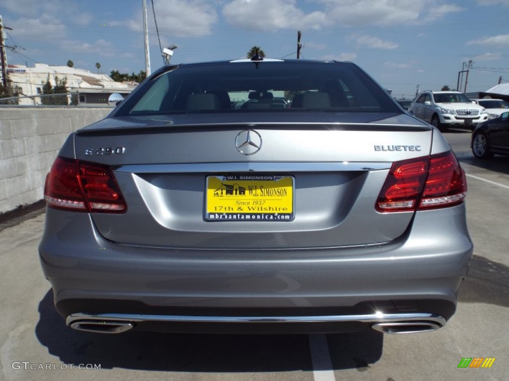 2014 E E250 BlueTEC Sedan - Paladium Silver Metallic / Black photo #5