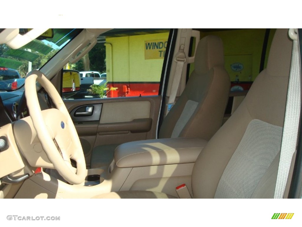2003 Expedition XLT - Oxford White / Medium Parchment photo #10