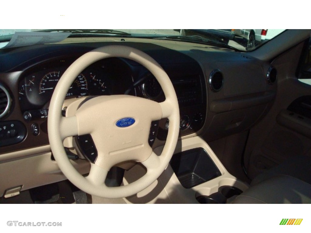 2003 Expedition XLT - Oxford White / Medium Parchment photo #11