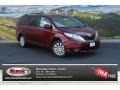 2014 Salsa Red Pearl Toyota Sienna LE AWD  photo #1