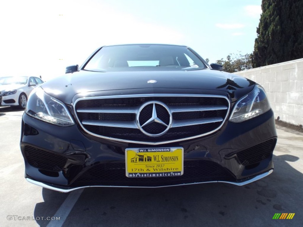 2014 E 350 Sport Sedan - Black / Grey/Black photo #2