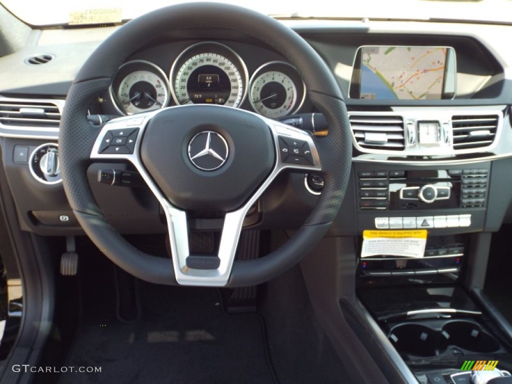 2014 E 350 Sport Sedan - Black / Grey/Black photo #9