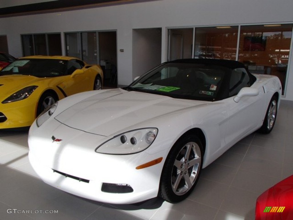 2006 Corvette Convertible - Arctic White / Ebony Black photo #1