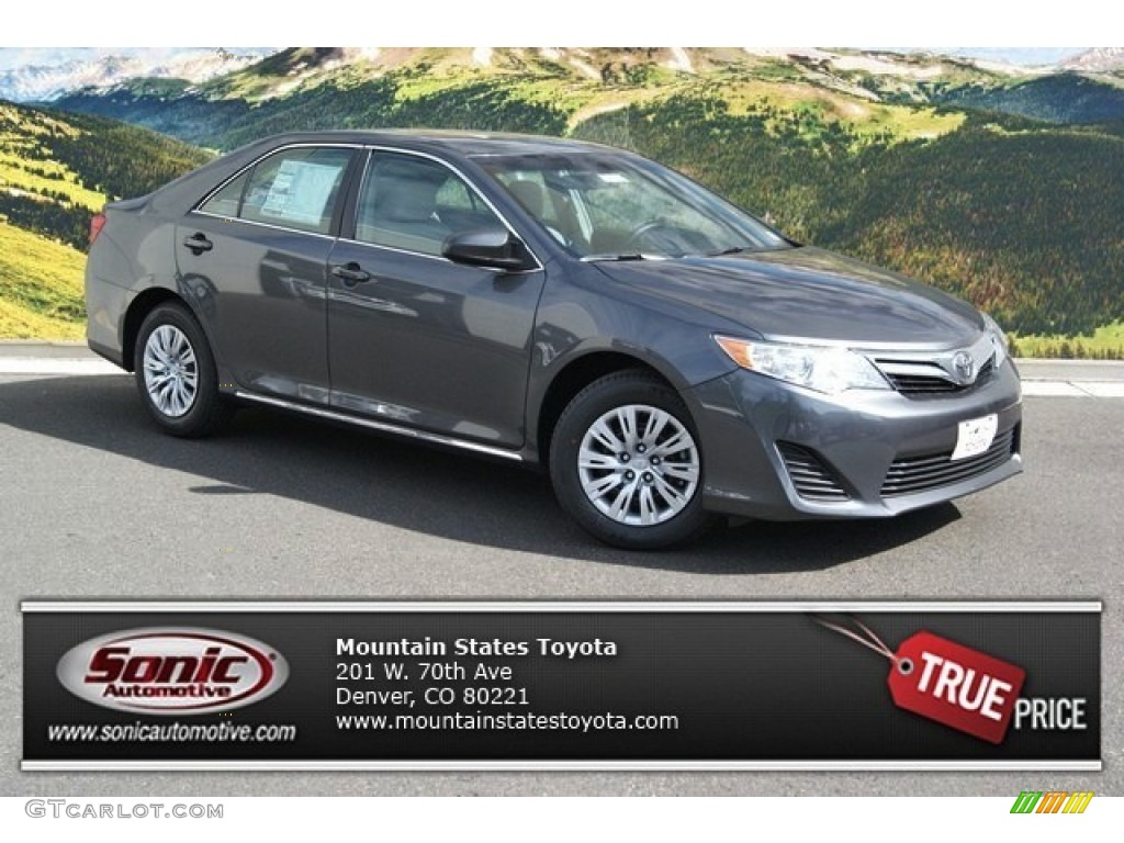 2014 Camry LE - Magnetic Gray Metallic / Ash photo #1