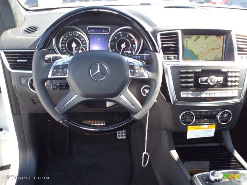 2014 Mercedes-Benz GL 63 AMG 4Matic designo Black Dashboard Photo #86699091