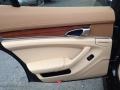 Cognac/Cedar Natural Leather 2011 Porsche Panamera 4S Door Panel