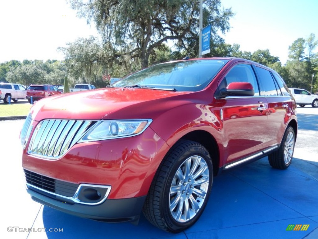 2011 MKX FWD - Red Candy Metallic / Medium Light Stone photo #1
