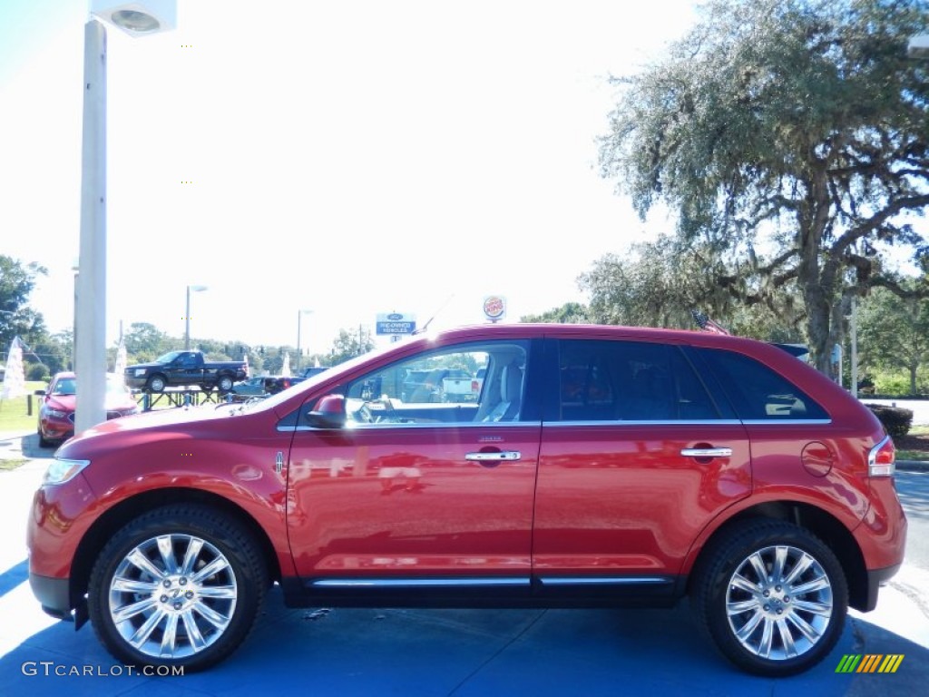 2011 MKX FWD - Red Candy Metallic / Medium Light Stone photo #2