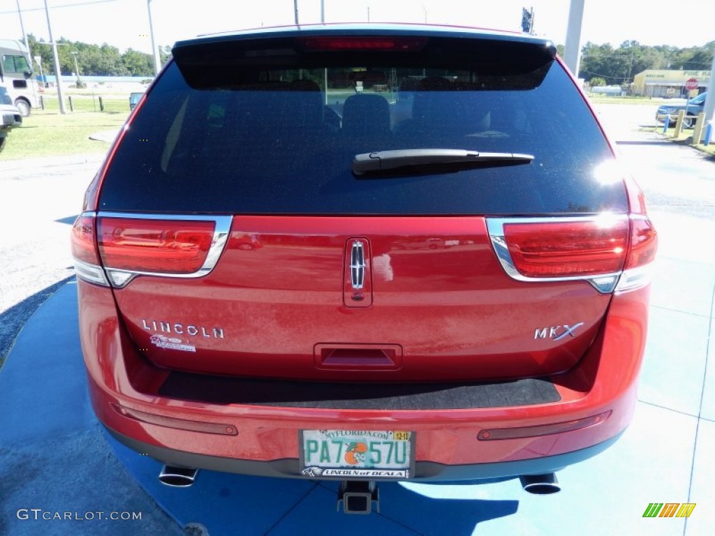2011 MKX FWD - Red Candy Metallic / Medium Light Stone photo #4