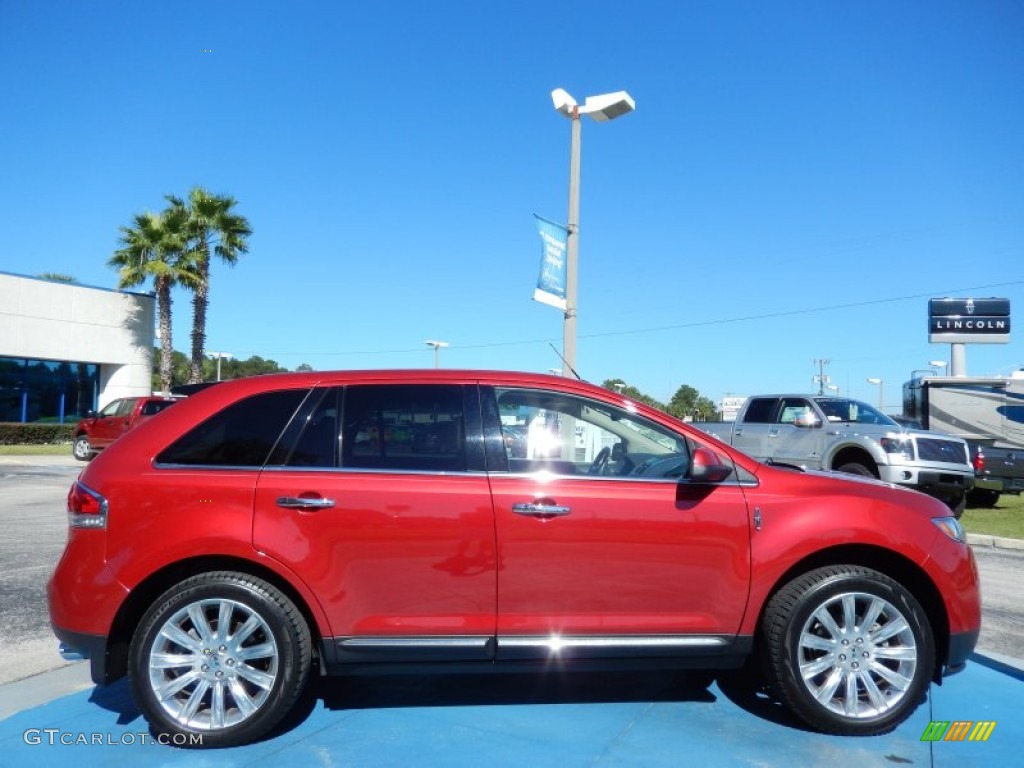 2011 MKX FWD - Red Candy Metallic / Medium Light Stone photo #6