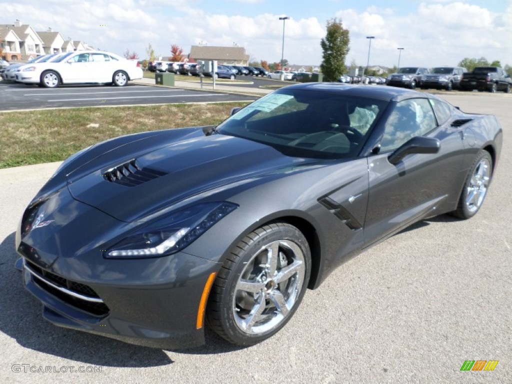 Cyber Gray Metallic 2014 Chevrolet Corvette Stingray Coupe Exterior Photo #86699916