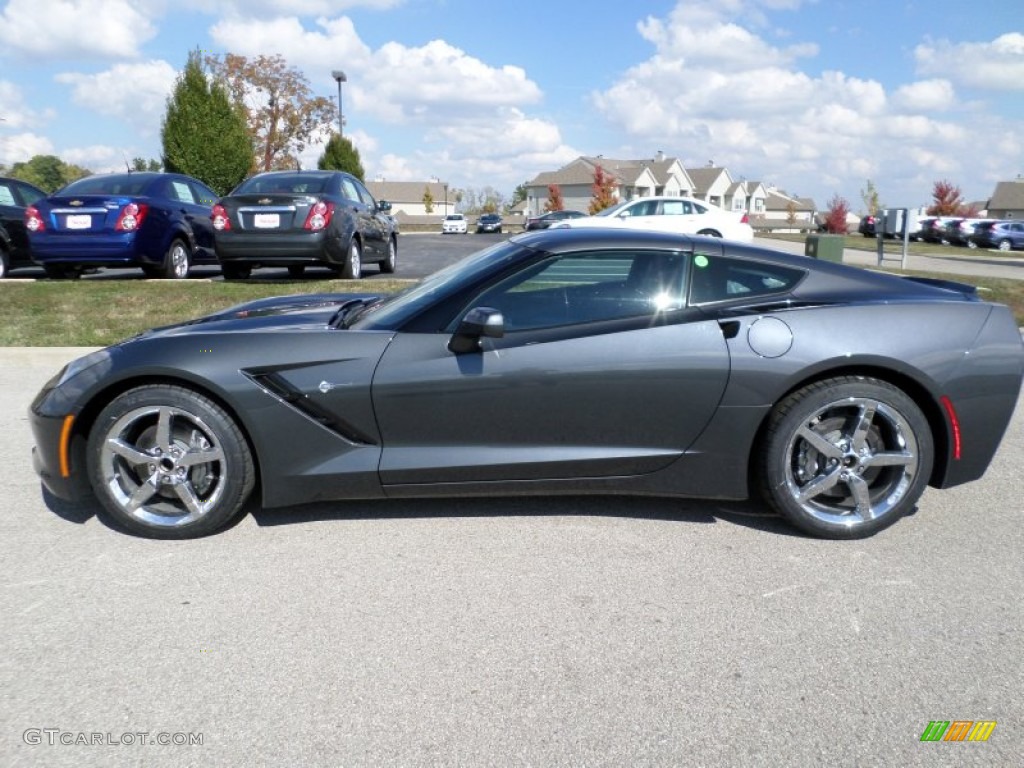 Cyber Gray Metallic 2014 Chevrolet Corvette Stingray Coupe Exterior Photo #86699937