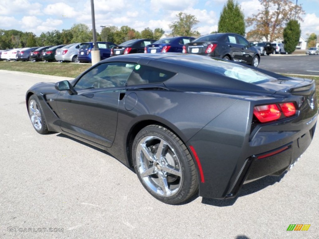 2014 Corvette Stingray Coupe - Cyber Gray Metallic / Jet Black photo #4