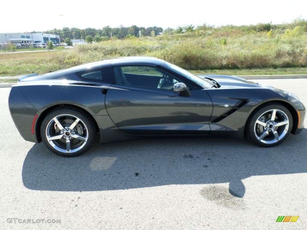 2014 Corvette Stingray Coupe - Cyber Gray Metallic / Jet Black photo #9