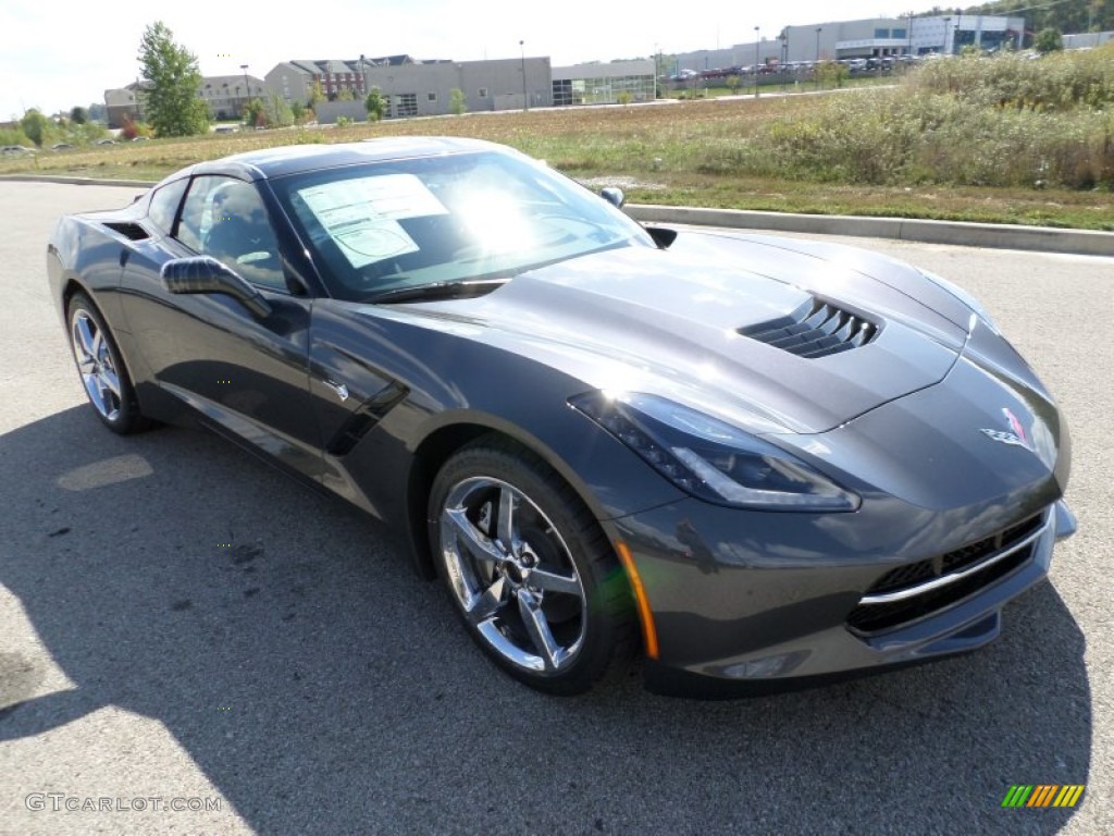 2014 Corvette Stingray Coupe - Cyber Gray Metallic / Jet Black photo #10