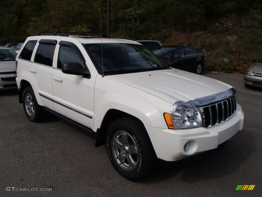 Stone White 2007 Jeep Grand Cherokee Limited 4x4 Exterior Photo #86701128