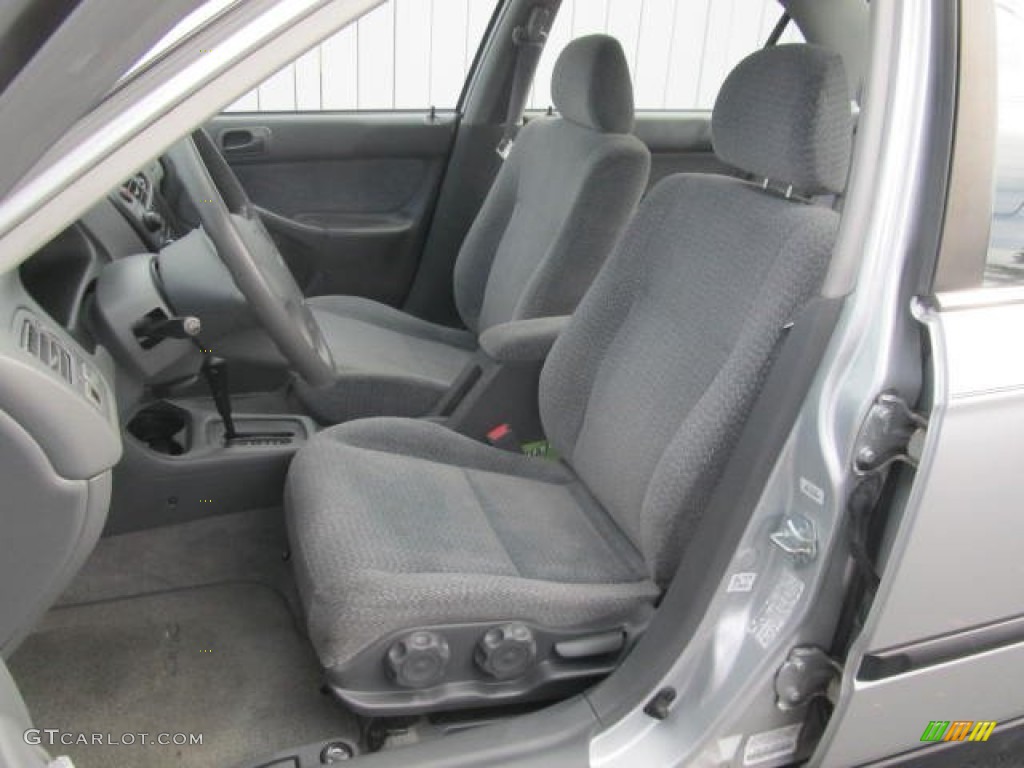 1999 Civic LX Sedan - Vogue Silver Metallic / Gray photo #12