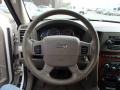 2007 Jeep Grand Cherokee Dark Khaki/Light Graystone Interior Steering Wheel Photo