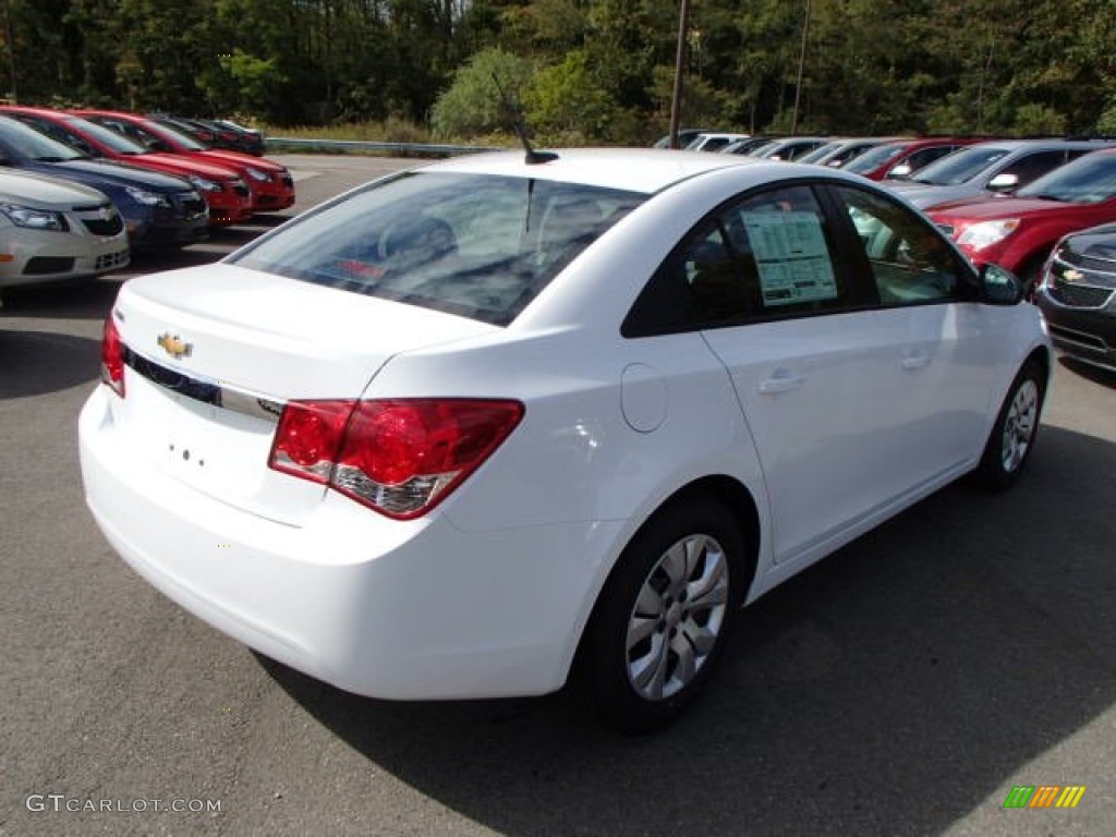2014 Cruze LS - Summit White / Jet Black/Medium Titanium photo #5