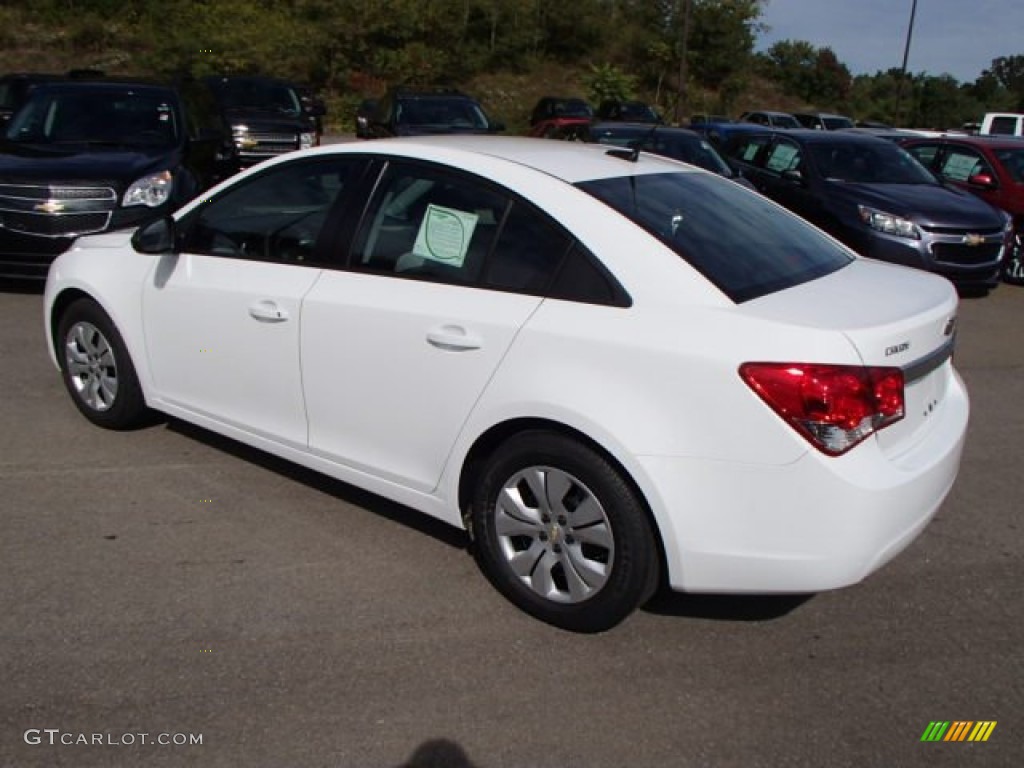 2014 Cruze LS - Summit White / Jet Black/Medium Titanium photo #7