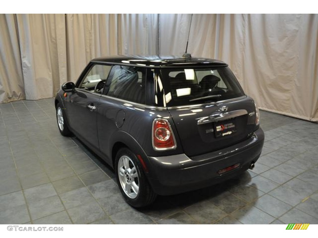 2013 Cooper Hardtop - Highclass Gray Metallic / Carbon Black photo #18