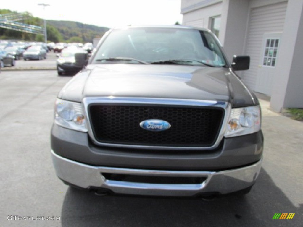 2006 F150 XLT SuperCab 4x4 - Dark Shadow Grey Metallic / Medium/Dark Flint photo #4