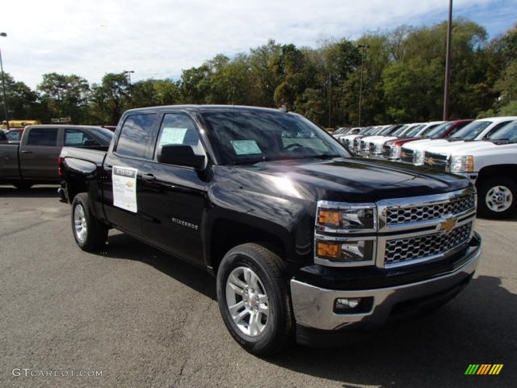 2014 Silverado 1500 LT Crew Cab 4x4 - Black / Jet Black photo #3