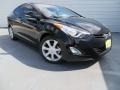 2013 Midnight Black Hyundai Elantra Limited  photo #2