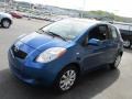 2008 Blazing Blue Pearl Toyota Yaris S 3 Door Liftback  photo #5