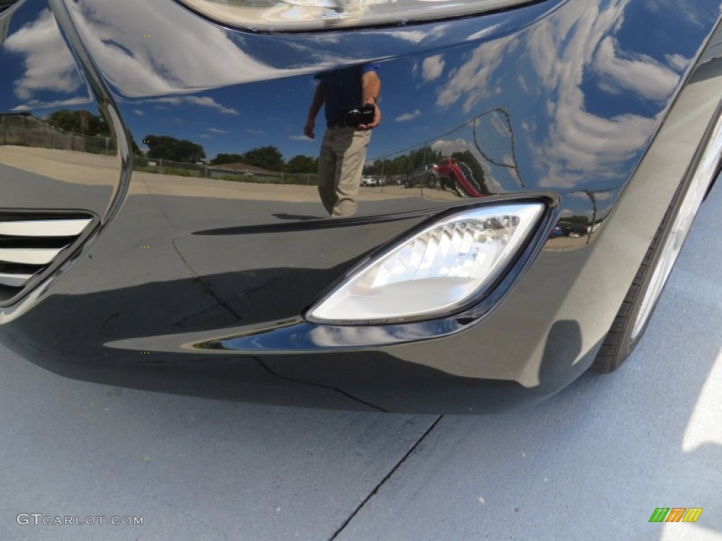 2013 Elantra Limited - Midnight Black / Gray photo #10