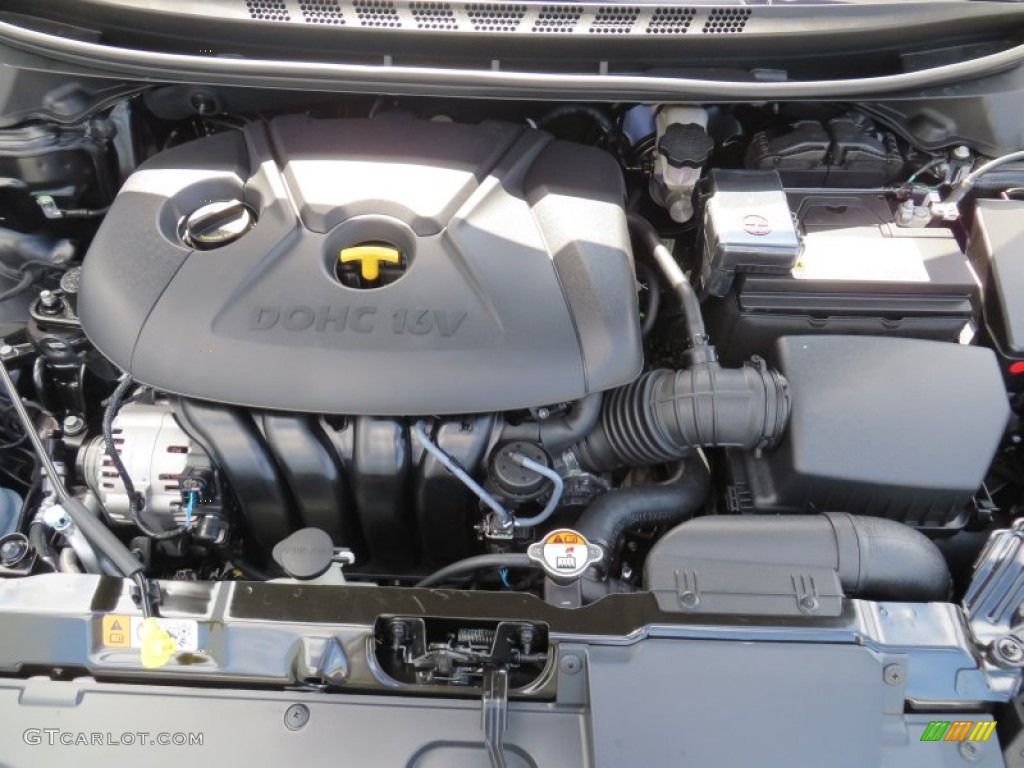 2013 Elantra Limited - Midnight Black / Gray photo #17
